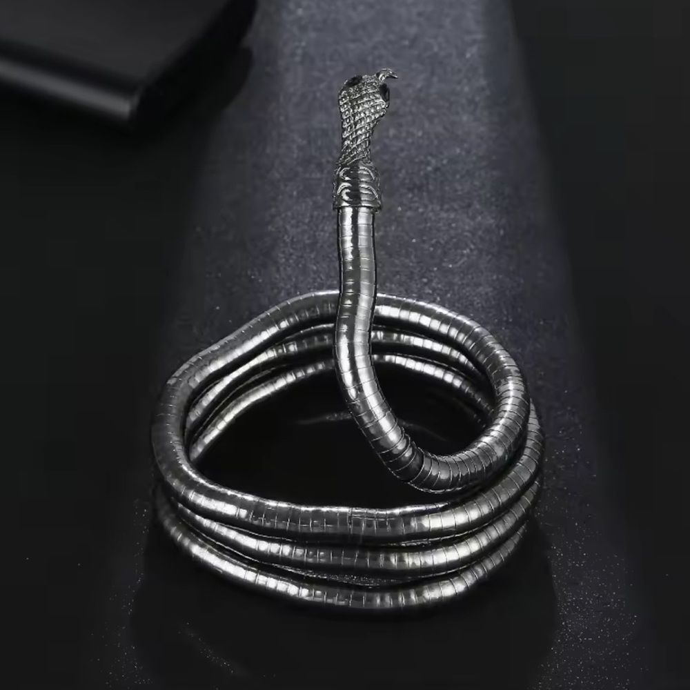 Versatile Serpenti-Style Snake Jewelry-Necklace Bracelet in One - Picture 7 of 12